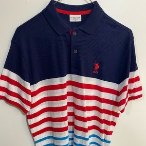 Men's US Polo Collard Shirt
